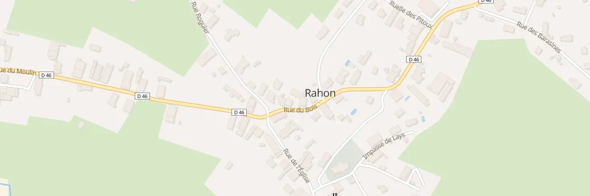 Plan du 5 Rue du Bois à Rahon