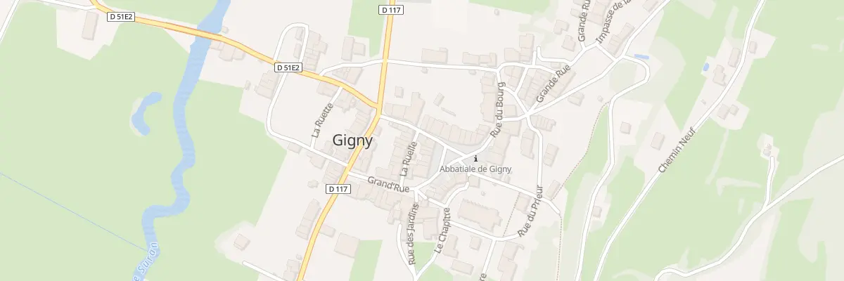 Plan du 1 La Ruelle à Gigny