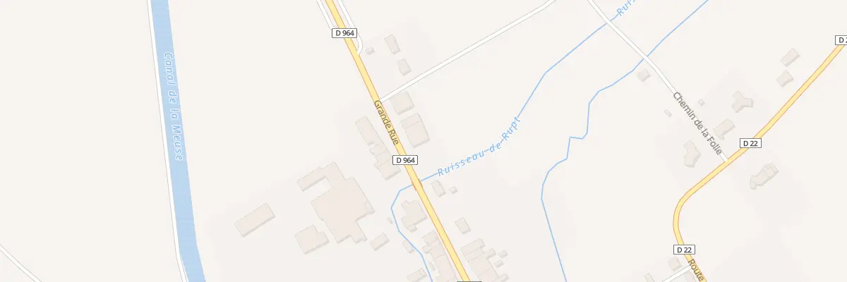 Plan du 64 Gr Grande Rue à Troyon