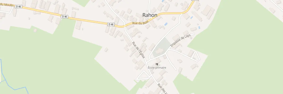 Plan du 11 Rue de l’Eglise à Rahon