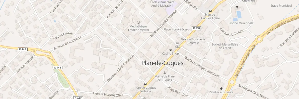 Plan du 9002 Bd André Malraux à Plan-de-Cuques