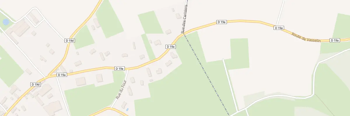 Plan du 308D Rue des Javiéres à Vasselin
