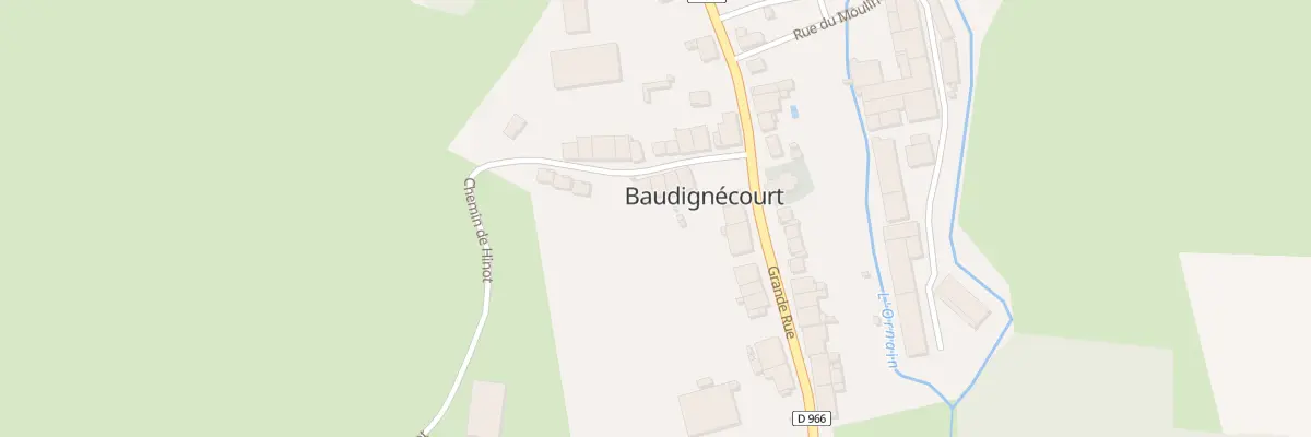 Plan du 5 Rue de France à Demange-Baudignécourt