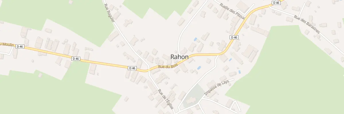Plan du 7 Rue du Bois à Rahon