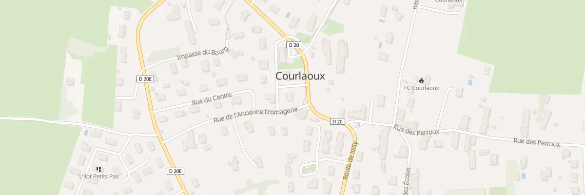 Plan du 134 Rue du Chalet à Courlaoux