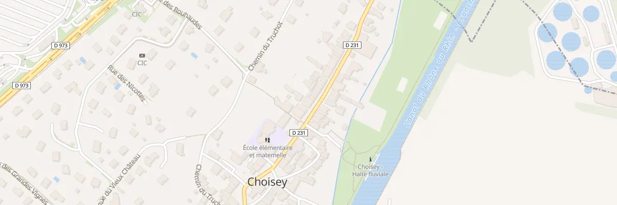 Plan du 29 Rue d’Amont à Choisey