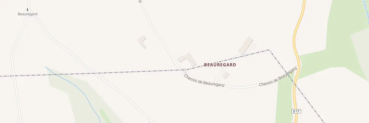 Plan du 350 Che de Beauregard à Val-de-Virieu