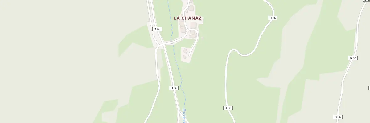Plan du 6 Che de la Chanaz à Nivigne et Suran