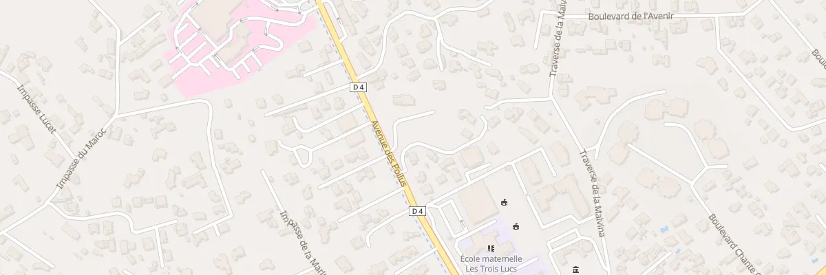 Plan du 287 Av des Poilus à Marseille 12e Arrondissement