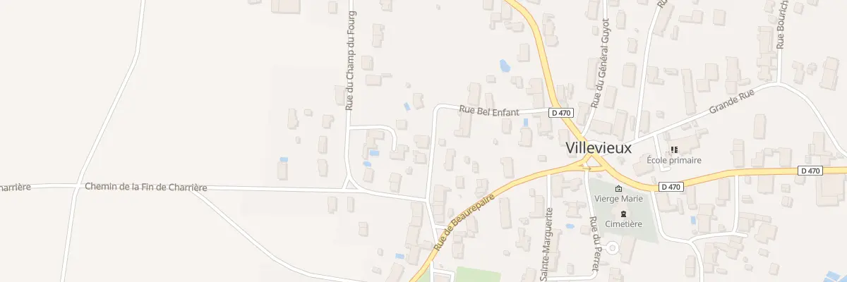 Plan du 160 Rue du Bel Enfant à Villevieux
