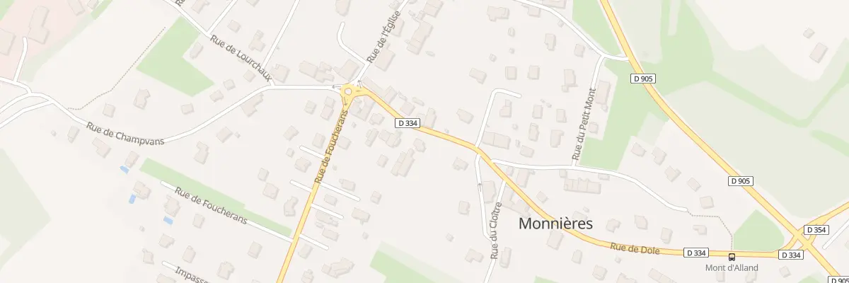 Plan du 10 Rue de la Mairie à Monnières