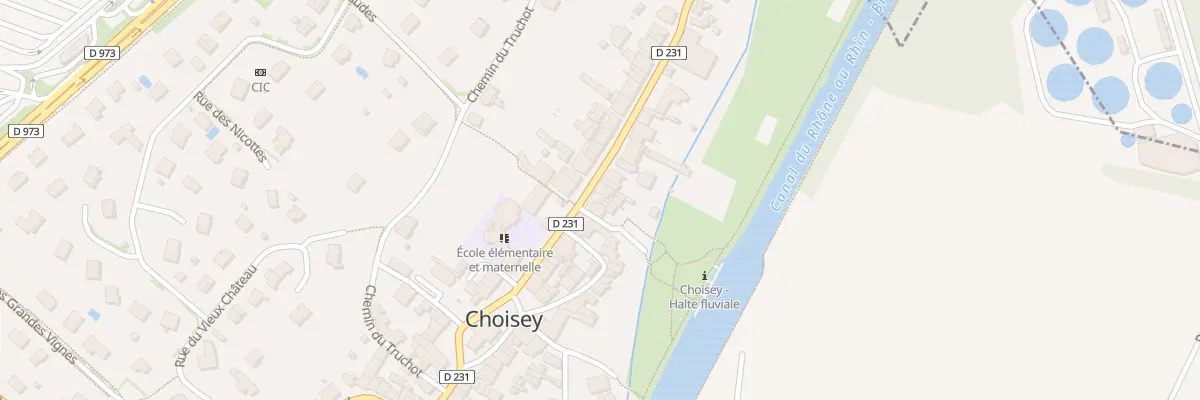 Plan du 30A Rue d’Amont à Choisey