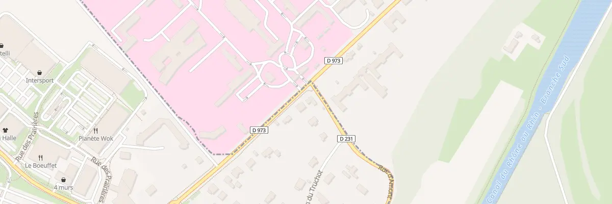 Plan du 28 Rte Nationale à Choisey