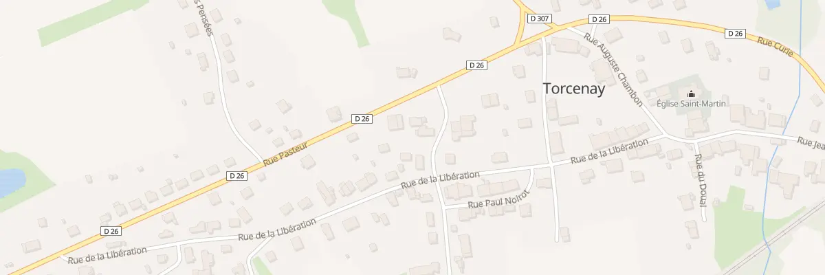 Plan du 2 Rue du Maquis à Torcenay