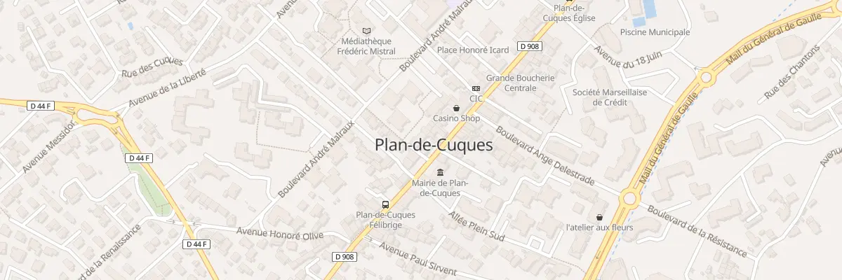 Plan du 29 Av Frédéric Chevillon à Plan-de-Cuques