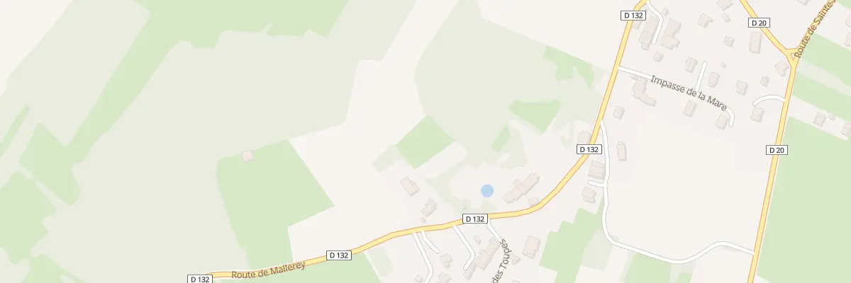 Plan du 8 Rte de Mallerey à Trenal