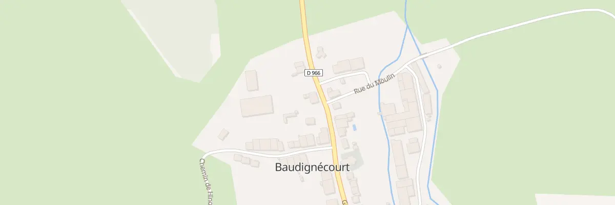 Plan du 19 Rue Principale de Baudignecour à Demange-Baudignécourt