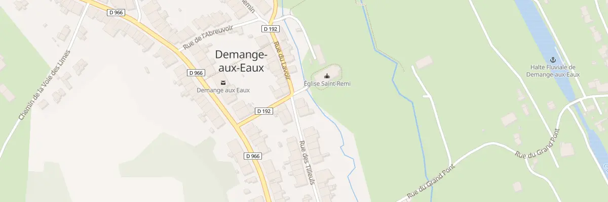 Plan du 1 Rue des Tilleuls à Demange-Baudignécourt