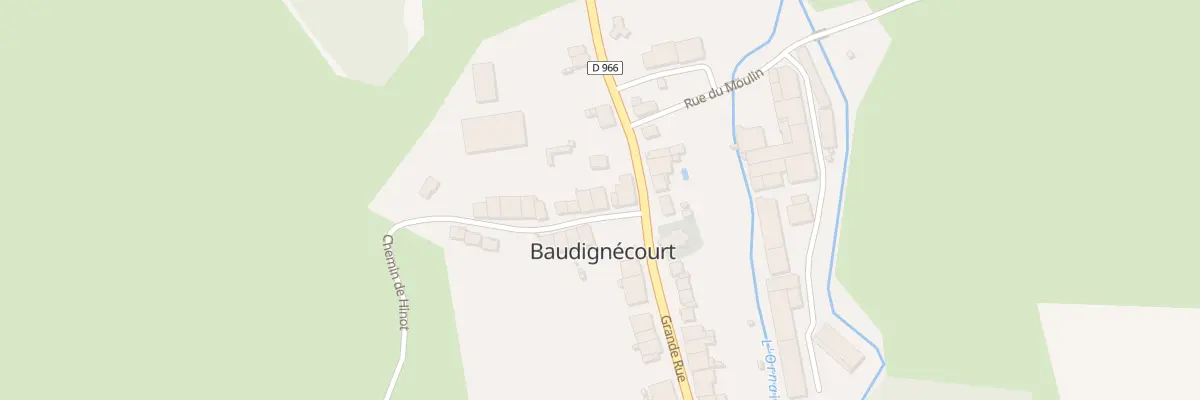 Plan du 6 Rue de France à Demange-Baudignécourt
