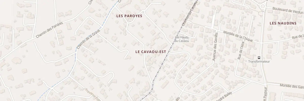 Plan du 285 Che du Cavaou à Marseille 13e Arrondissement