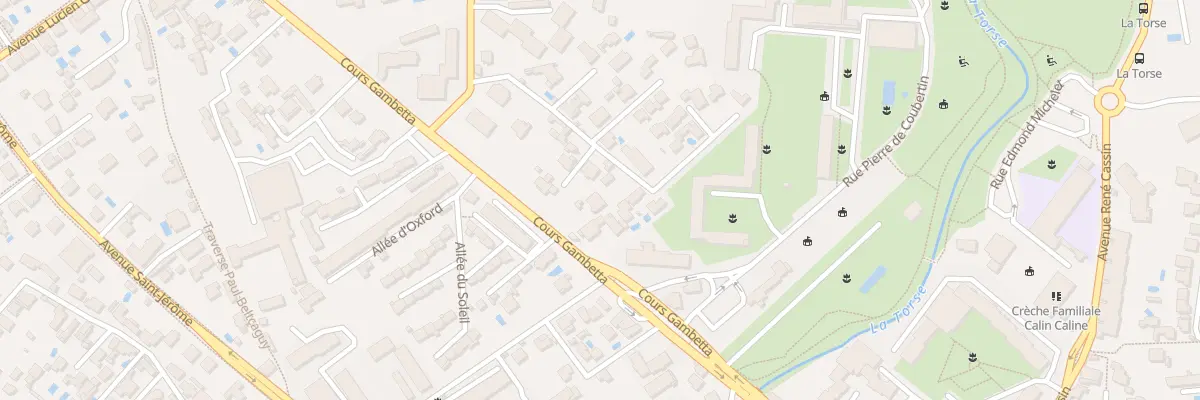 Plan du 63 Crs Gambetta à Aix-en-Provence