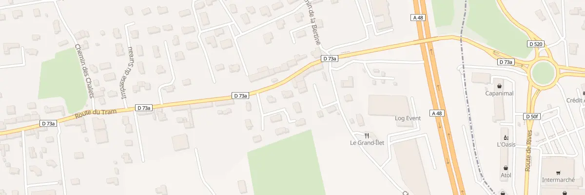 Plan du 2340 Rte du Tram à Colombe