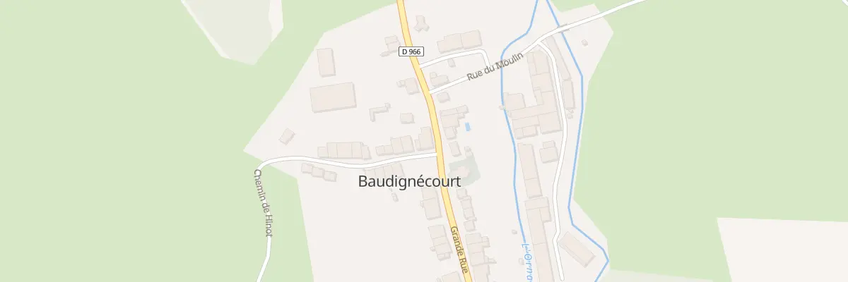 Plan du 2 Rue de France à Demange-Baudignécourt