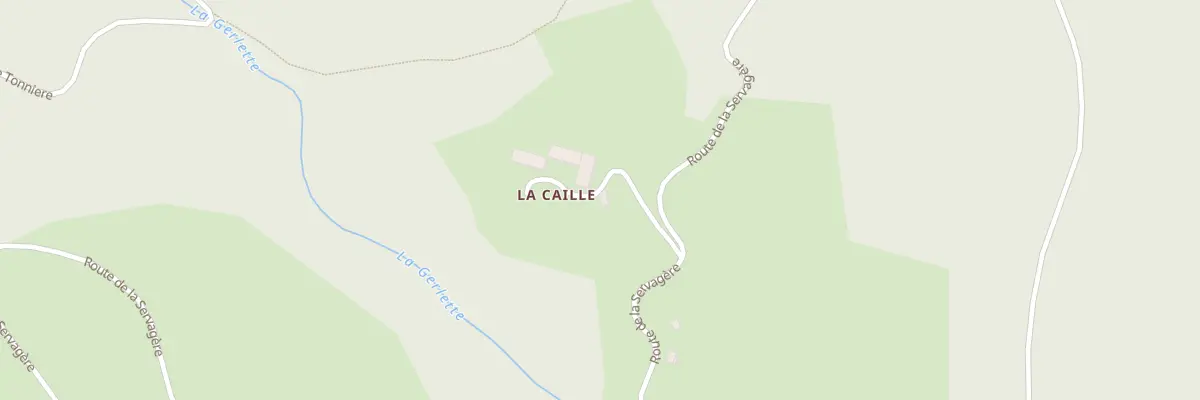 Plan du 5005A La Caille à Malleval-en-Vercors