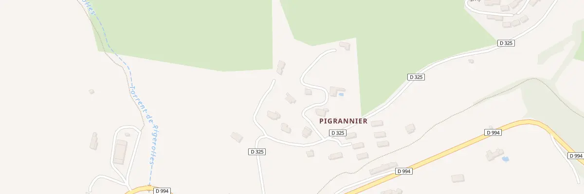 Plan du 61 Che de Pigranier à Rosans