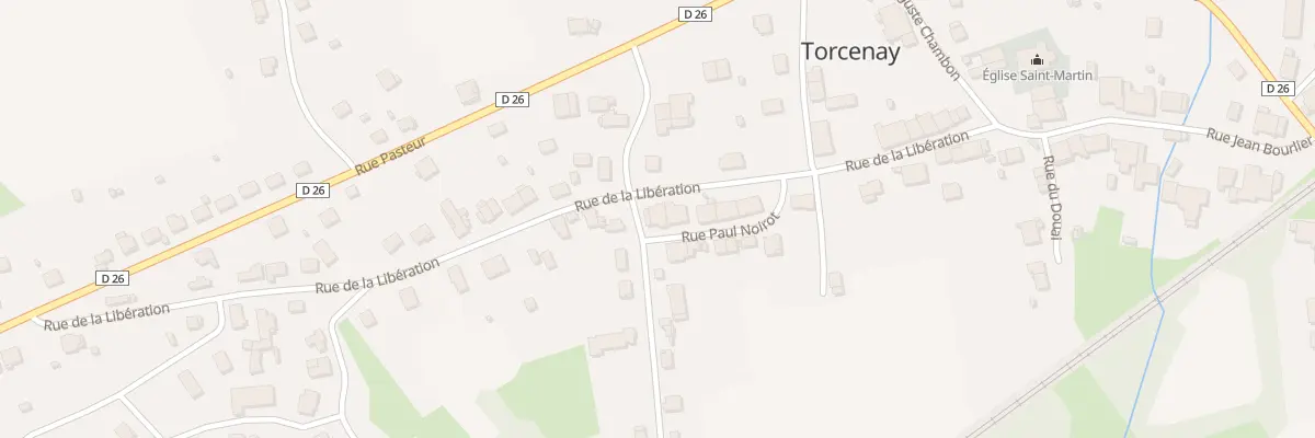 Plan du 7 Rue de la Liberation à Torcenay
