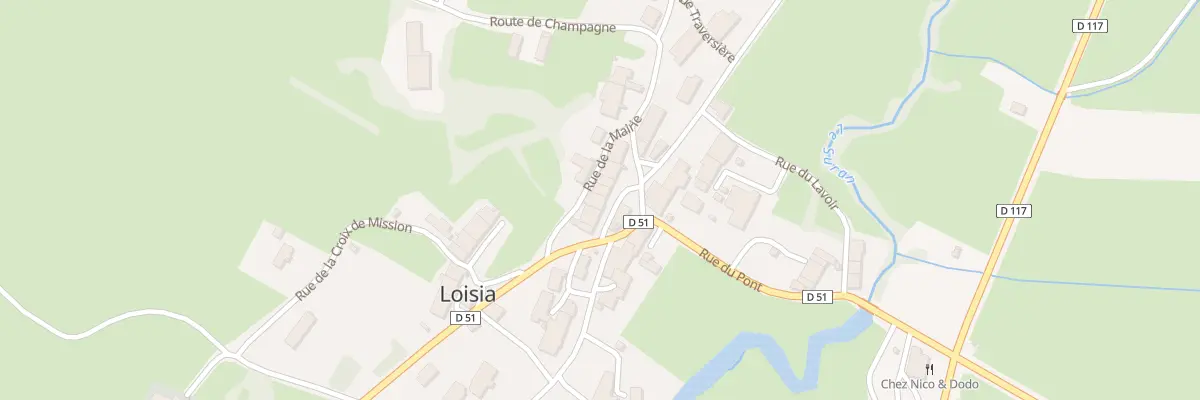 Plan du 3 Rue du Four à Loisia