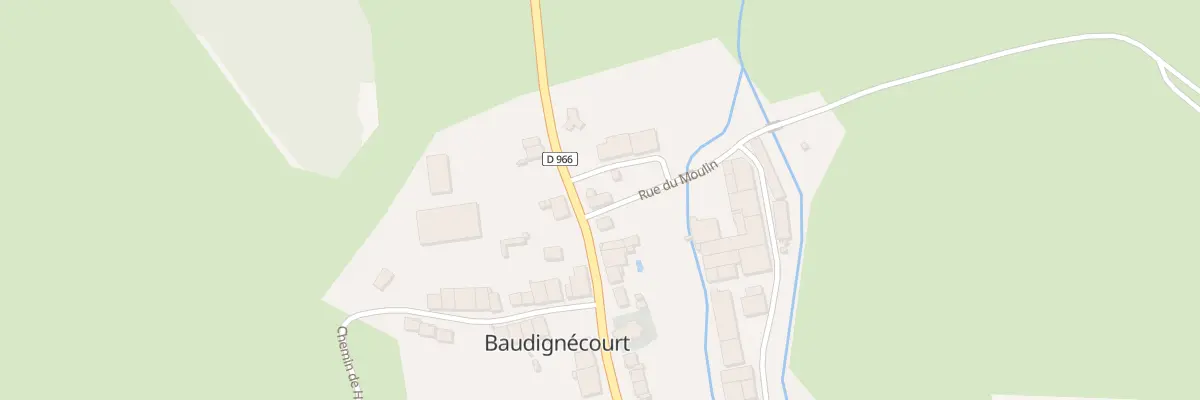Plan du 24 Gr Grande Rue A Baudignecourt à Demange-Baudignécourt