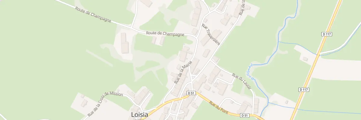 Plan du 4 Rue de la Mairie à Loisia