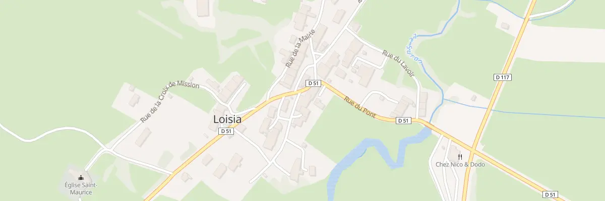 Plan du 10 Rue du Moulin à Loisia