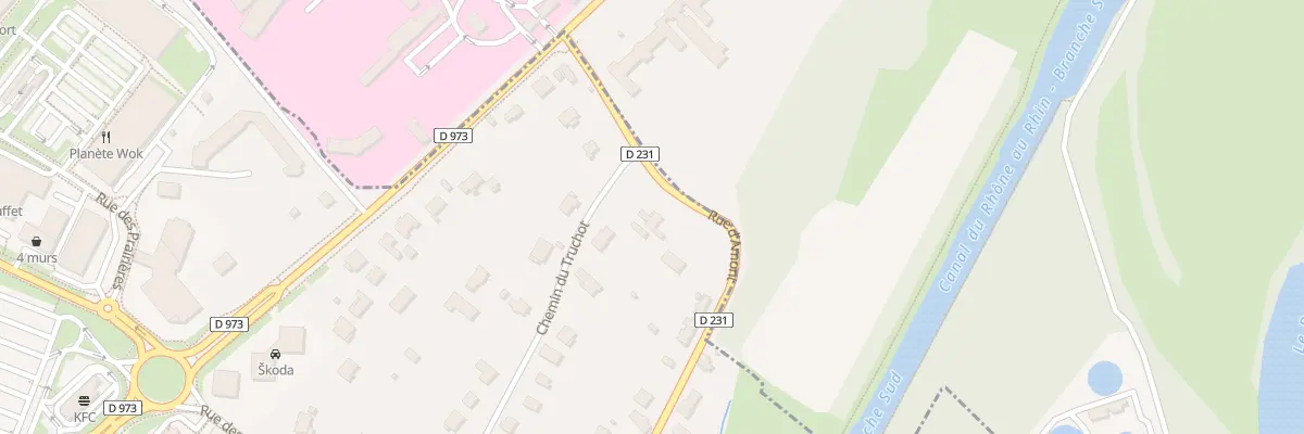 Plan du 30 Che du Truchot à Choisey