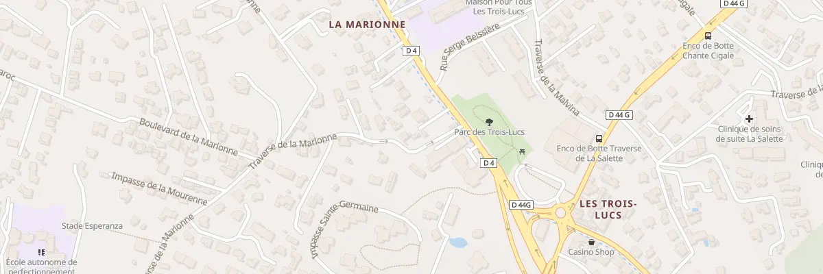 Plan du 51 Tsse de la Marionne à Marseille 12e Arrondissement