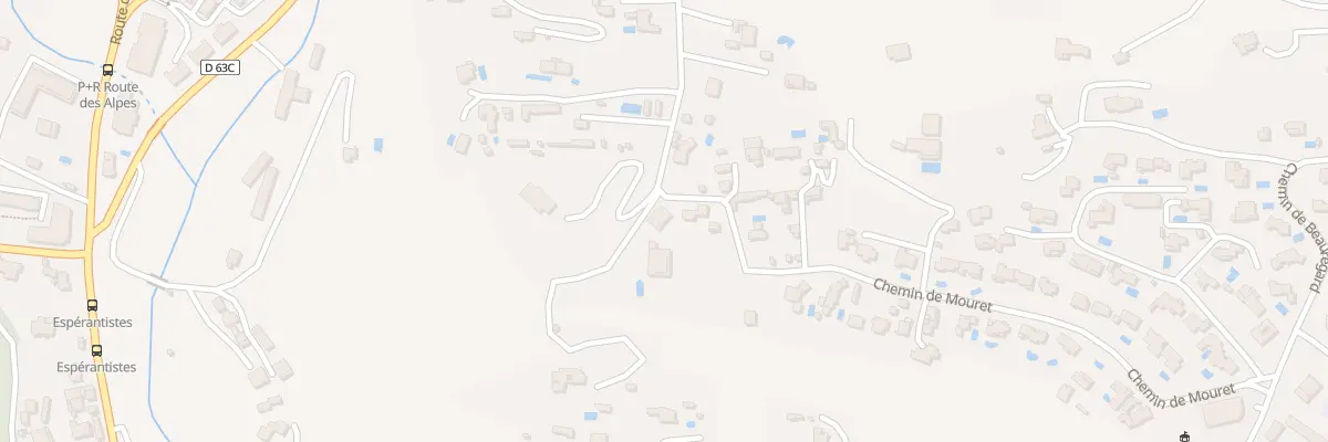 Plan du 535 Che Mouret à Aix-en-Provence