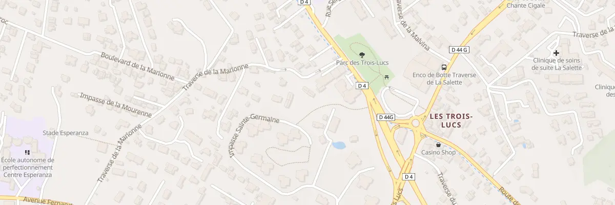 Plan du 62 Tsse de la Marionne à Marseille 12e Arrondissement