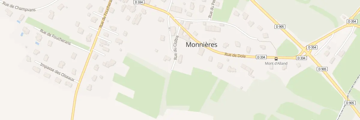 Plan du 1 Rue du Cloitre à Monnières