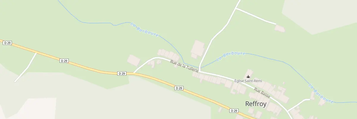 Plan du 2 Rue de la Tuilerie à Reffroy
