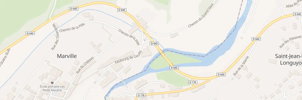 Plan du 13 Rte Nationale à Marville