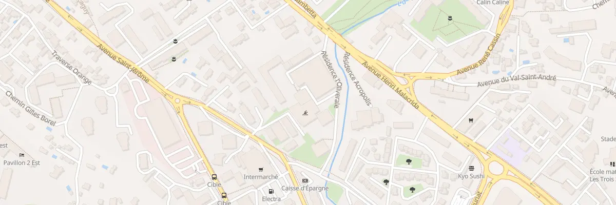 Plan du 126 Crs Gambetta à Aix-en-Provence