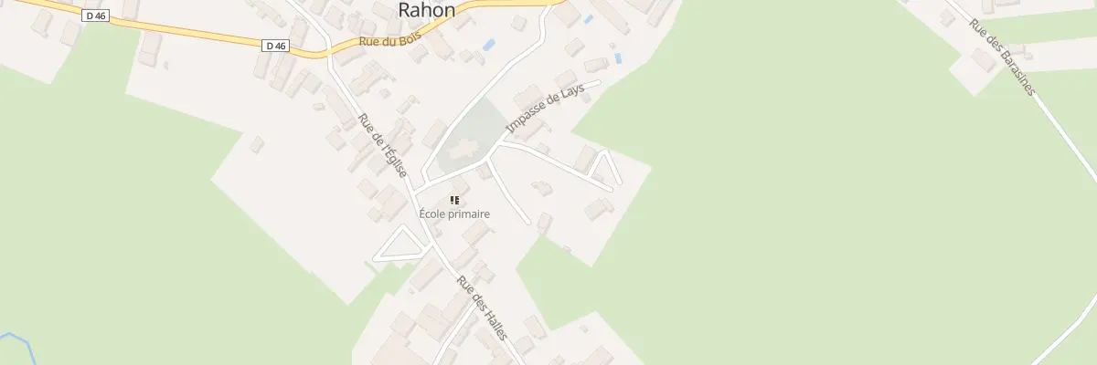 Plan du 10 Rue du Château à Rahon