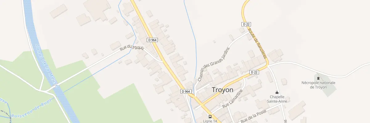 Plan du 36 Gr Grande Rue à Troyon