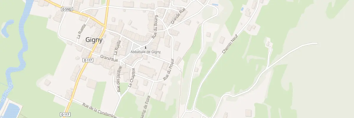 Plan du 11 Rue du Prieur à Gigny