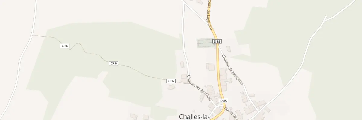 Plan du 151 Che du Syndicat à Challes-la-Montagne