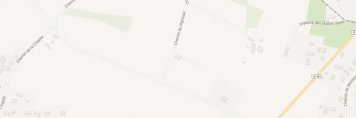 Plan du 464 Che du Vignozet à Dolomieu