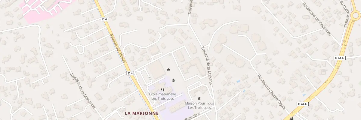 Plan du 295 Av des Poilus à Marseille 12e Arrondissement