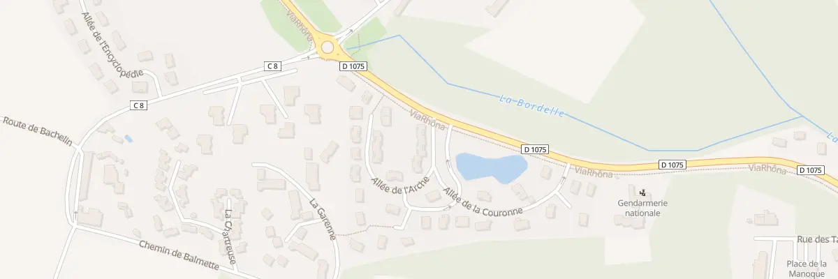 Plan du 14 All de l’Arche à Morestel