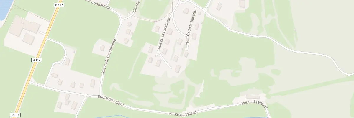 Plan du 7 Rue de la Pandaine à Gigny